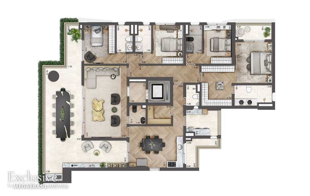 Apartamento à venda, 246 m² por R$ 5.092.728,00 – Chácara Klabin – São Paulo/SP — foto 3 de 34